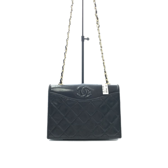 Chanel Leather Chain Shoulder Bag - Picture 1 of 6